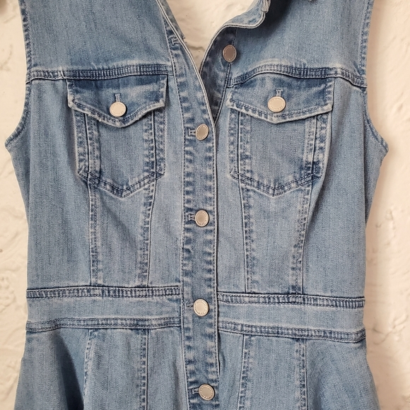 Miss Sixty Denim Dress with laced back - Picture 4 of 7